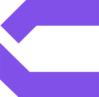 Ícone Certfique — roxo Ícone Certfique, letra C estilizada na cor roxa sobre fundo transparente